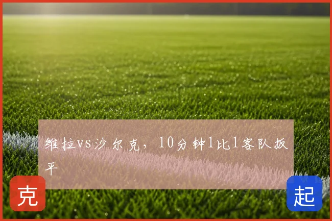 维拉vs沙尔克，10分钟1比1客队扳平